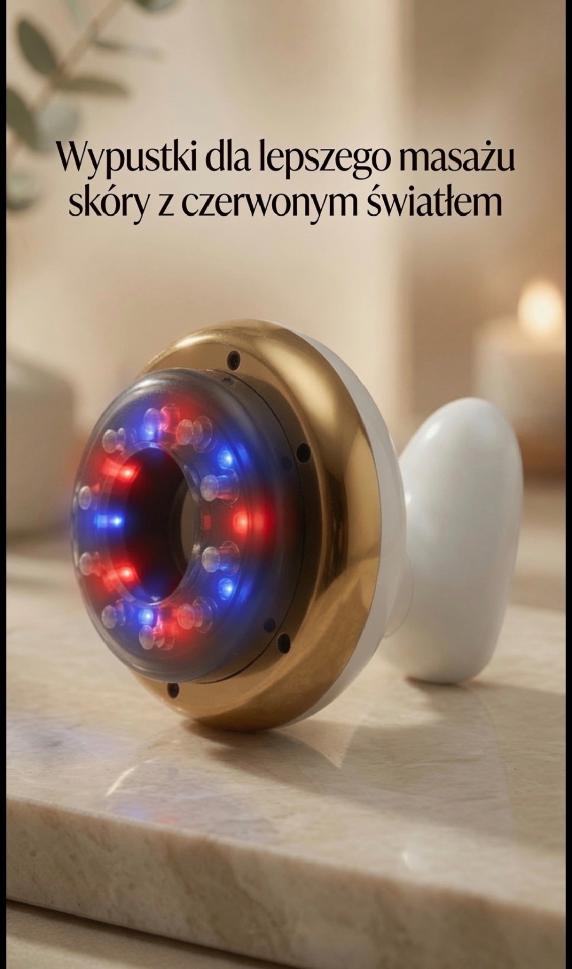 Wypustki + czerwone światło